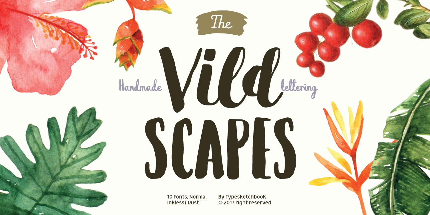 Шрифт Vild Scapes